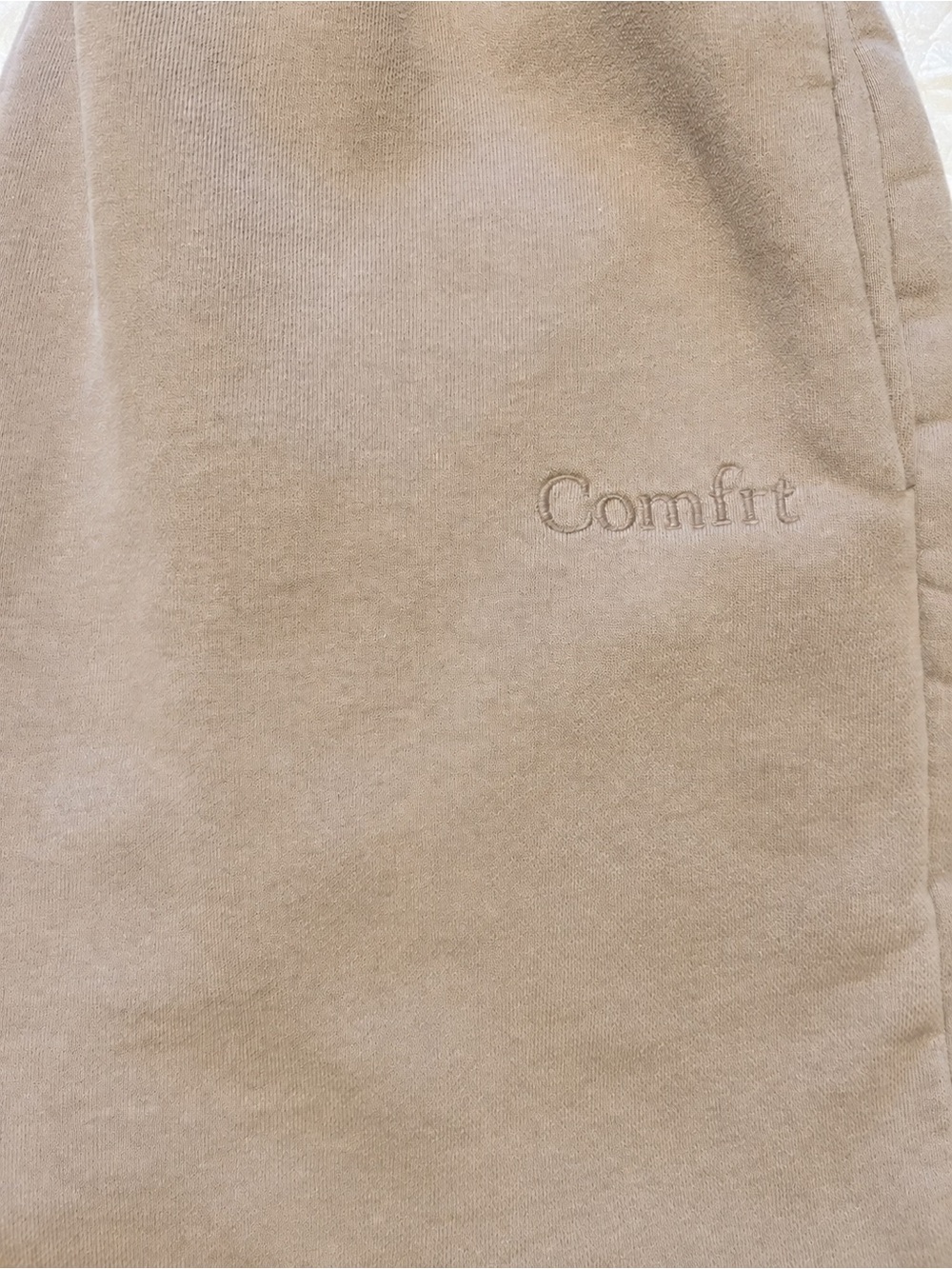 Comfrt Signature Sweatpants Neutral Beige Taupe Size M